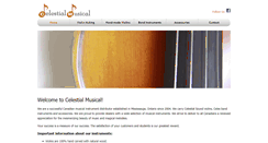 Desktop Screenshot of celestialmusical.com